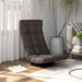 Scaun de podea pivotant, gri taupe, material textil - WALTI WALTI