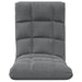 Scaun de podea pliabil, gri deschis, material textil - WALTI WALTI