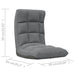 Scaun de podea pliabil, gri deschis, material textil - WALTI WALTI