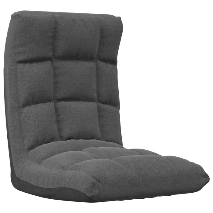 Scaun pliabil de podea, gri închis, textil - WALTI WALTI