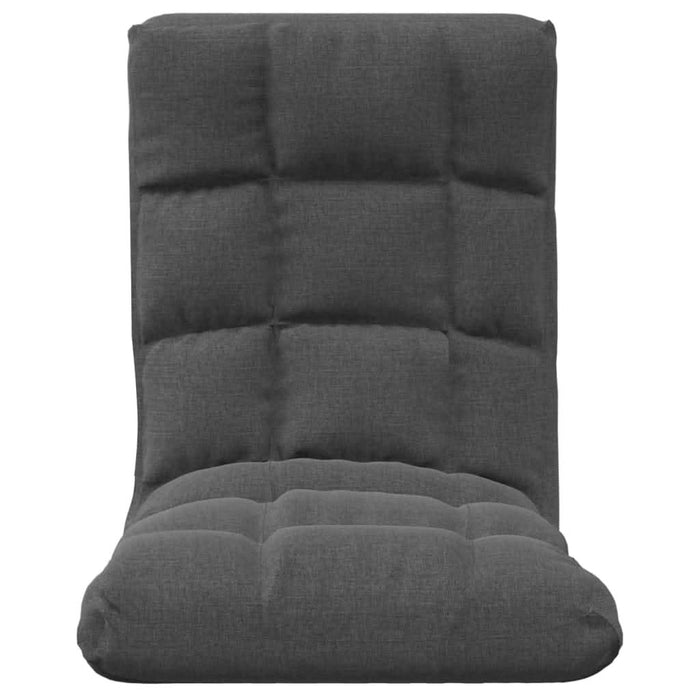 Scaun pliabil de podea, gri închis, textil - WALTI WALTI