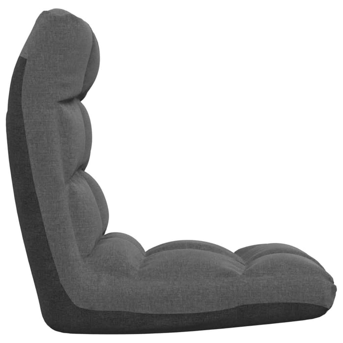Scaun pliabil de podea, gri închis, textil - WALTI WALTI