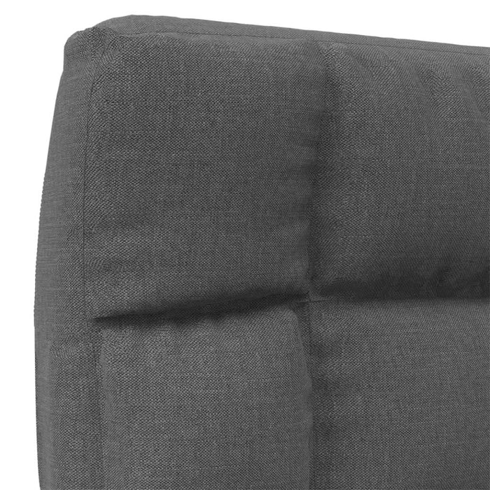 Scaun pliabil de podea, gri închis, textil - WALTI WALTI