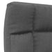 Scaun pliabil de podea, gri închis, textil - WALTI WALTI
