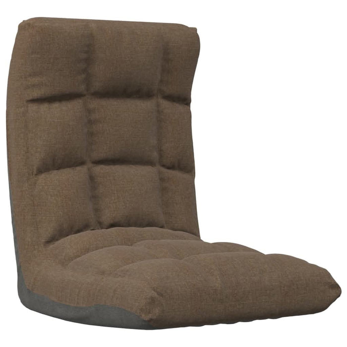 Scaun de podea pliabil, maro, material textil - WALTI WALTI