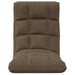 Scaun de podea pliabil, maro, material textil - WALTI WALTI