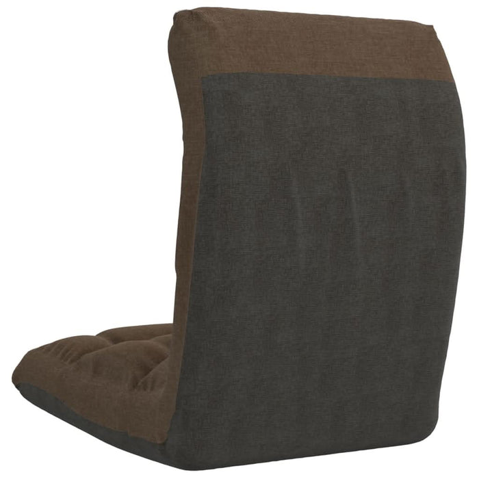 Scaun de podea pliabil, maro, material textil - WALTI WALTI