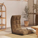 Scaun de podea pliabil, maro, material textil - WALTI WALTI