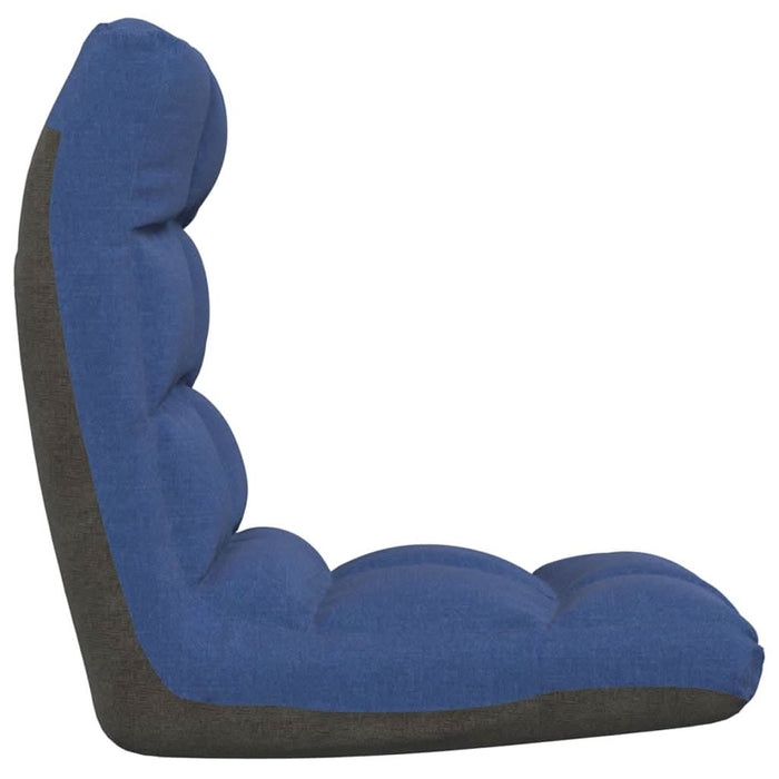 Scaun de podea pliabil, albastru, material textil - WALTI WALTI