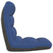 Scaun de podea pliabil, albastru, material textil - WALTI WALTI