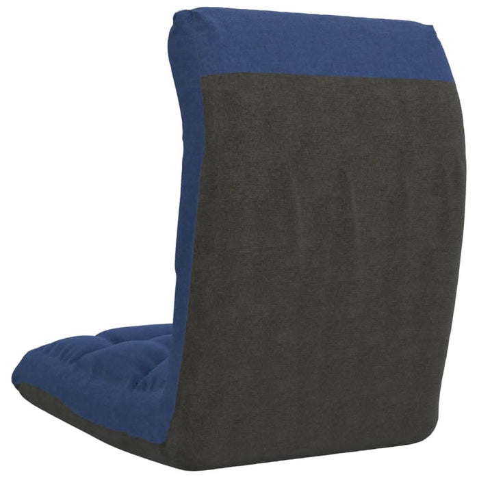 Scaun de podea pliabil, albastru, material textil - WALTI WALTI