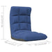Scaun de podea pliabil, albastru, material textil - WALTI WALTI