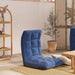 Scaun de podea pliabil, albastru, material textil - WALTI WALTI