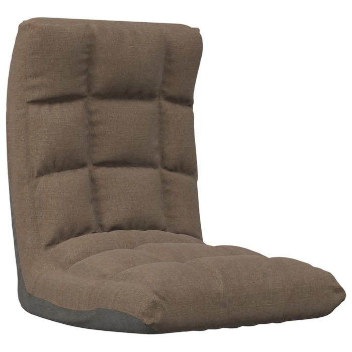 Scaun de podea pliabil, gri taupe, material textil - WALTI WALTI