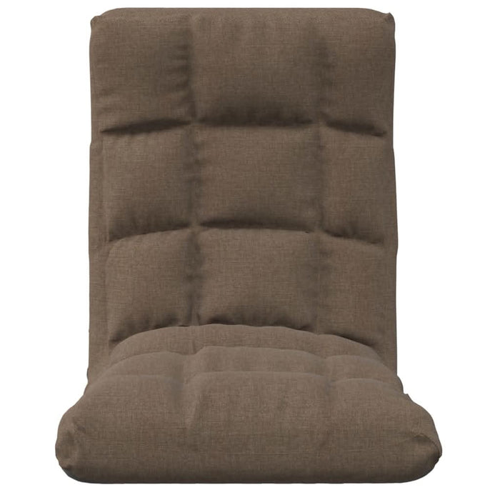 Scaun de podea pliabil, gri taupe, material textil - WALTI WALTI