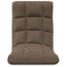 Scaun de podea pliabil, gri taupe, material textil - WALTI WALTI