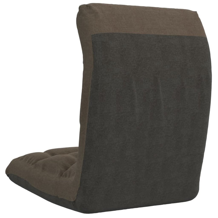 Scaun de podea pliabil, gri taupe, material textil - WALTI WALTI