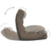 Scaun de podea pliabil, gri taupe, material textil - WALTI WALTI