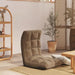 Scaun de podea pliabil, gri taupe, material textil - WALTI WALTI