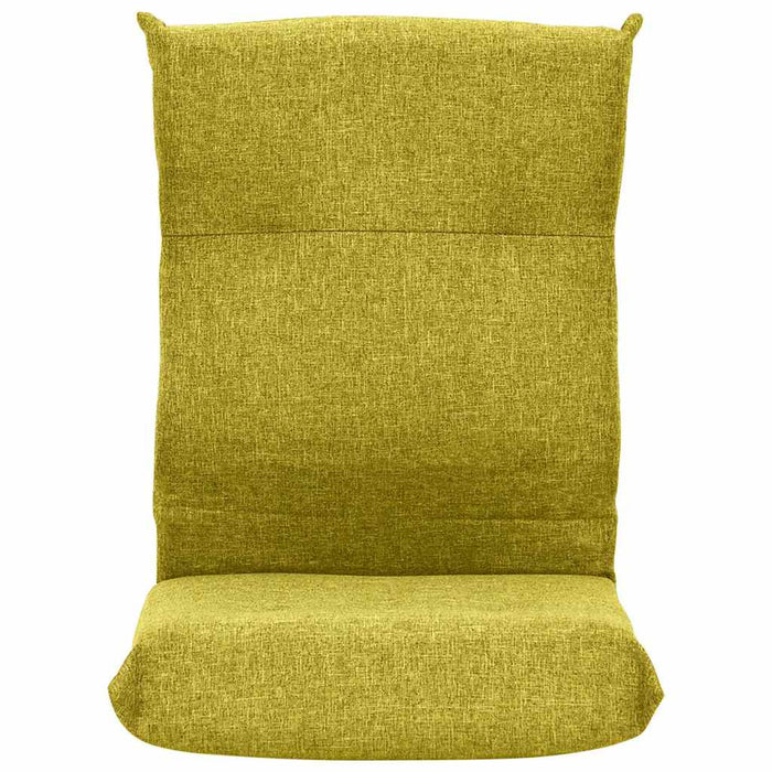 Scaun de podea pliabil, verde, material textil WALTI