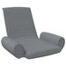 Scaun de podea pliabil, gri deschis, material textil - WALTI WALTI
