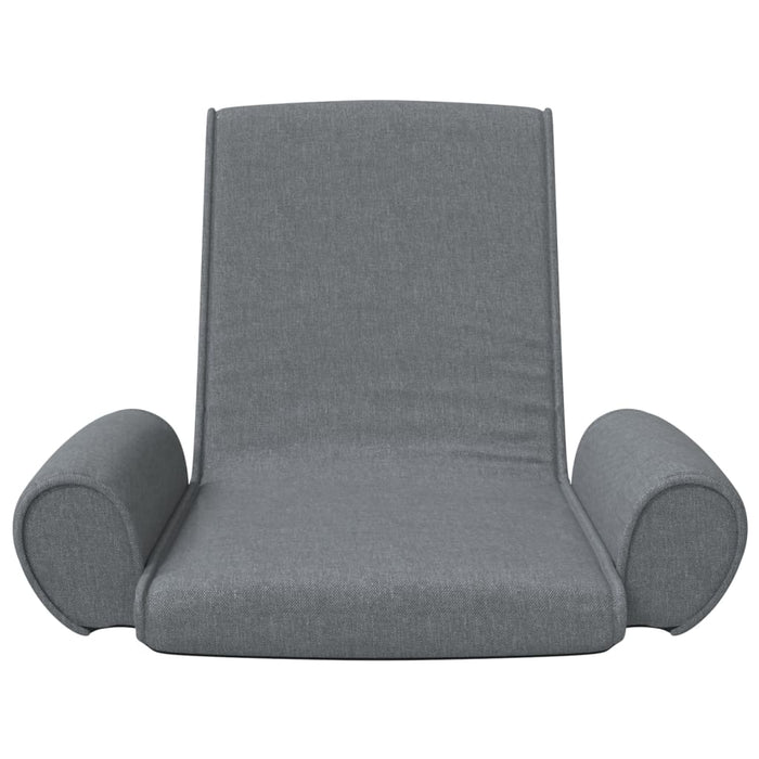 Scaun de podea pliabil, gri deschis, material textil - WALTI WALTI