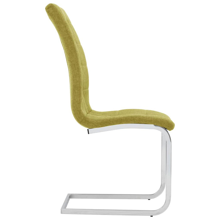 Scaune bucătărie tip consolă, 6 buc., verde, material textil WALTI