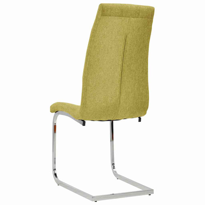 Scaune bucătărie tip consolă, 6 buc., verde, material textil WALTI