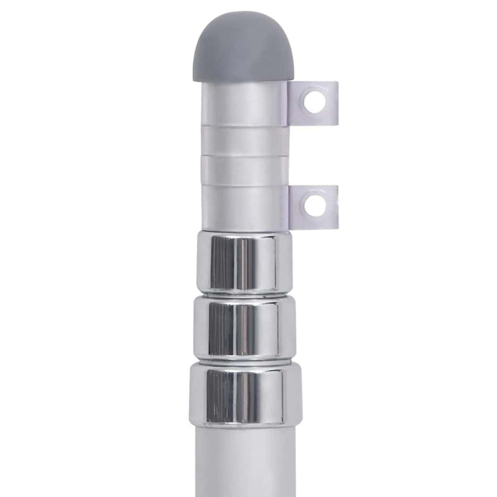 Steag Italia și stâlp din aluminiu, 4 m WALTI