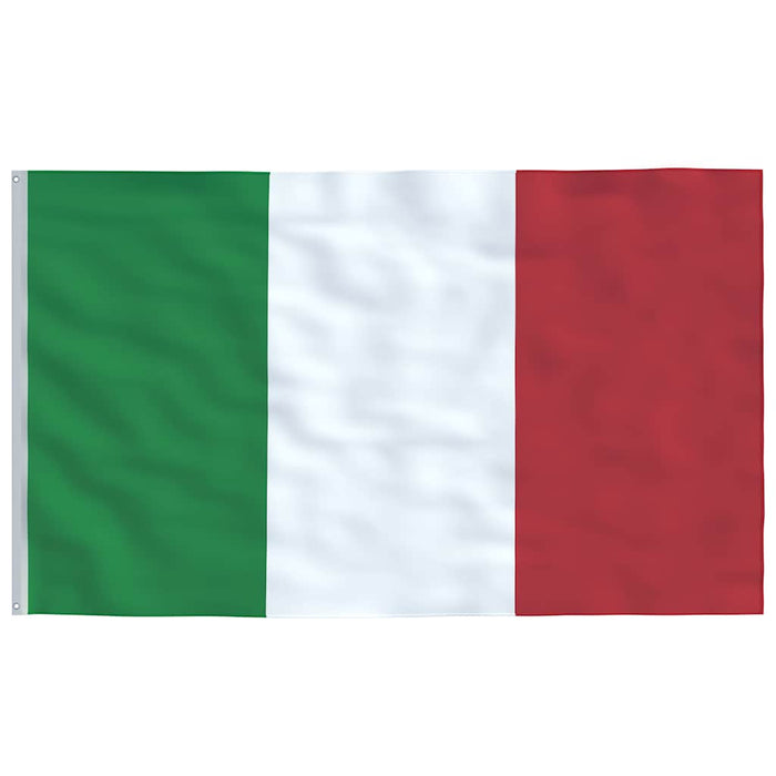 Steag Italia și stâlp din aluminiu, 4 m WALTI