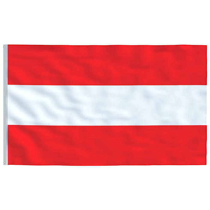 Steag Austria și stâlp din aluminiu, 4 m WALTI