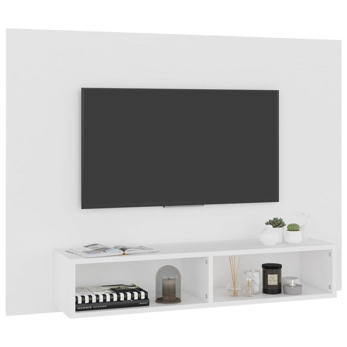 Comodă TV de perete, alb, 120x23,5x90 cm, PAL - WALTI WALTI