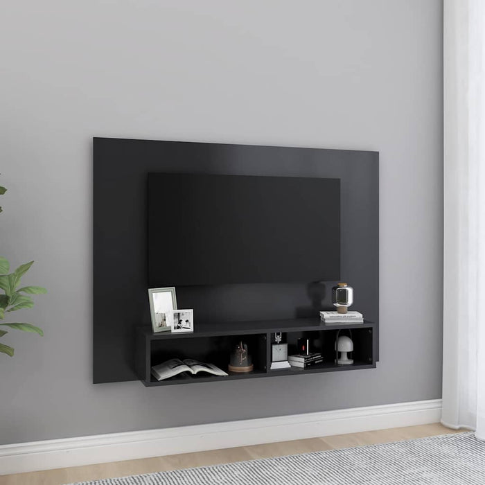Comodă TV de perete, gri, 120x23,5x90 cm, PAL WALTI
