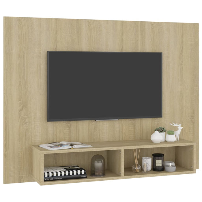 Comodă TV de perete, stejar sonoma, 120x23,5x90 cm, PAL - WALTI WALTI