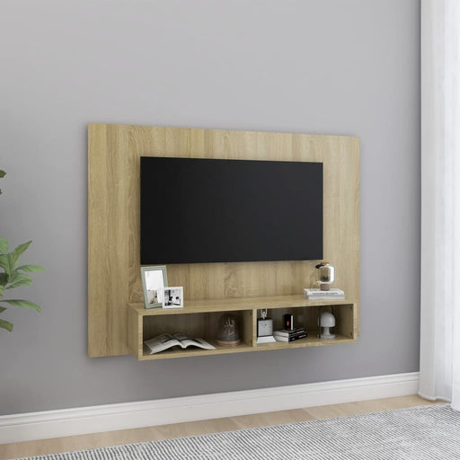 Comodă TV de perete, stejar sonoma, 120x23,5x90 cm, PAL - WALTI WALTI
