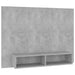 Comodă TV de perete, gri beton, 120x23,5x90 cm, PAL - WALTI WALTI
