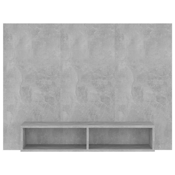 Comodă TV de perete, gri beton, 120x23,5x90 cm, PAL - WALTI WALTI