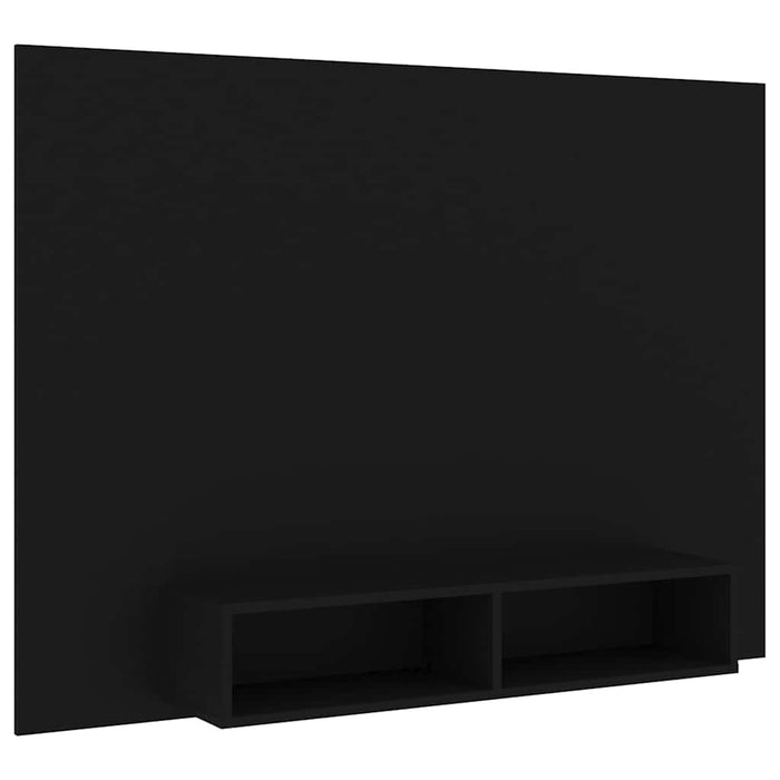 Comodă TV de perete, negru, 135x23,5x90 cm, PAL WALTI