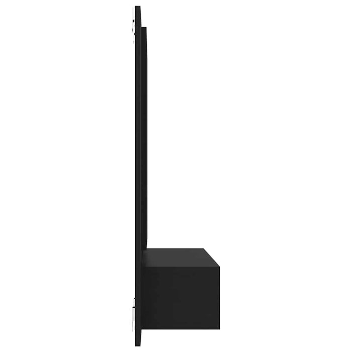 Comodă TV de perete, negru, 120x23,5x90 cm, PAL WALTI
