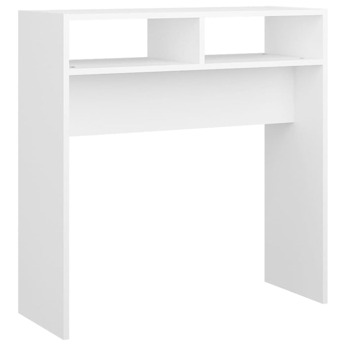 Măsuță consolă, alb, 78x30x80 cm, lemn prelucrat - WALTI WALTI
