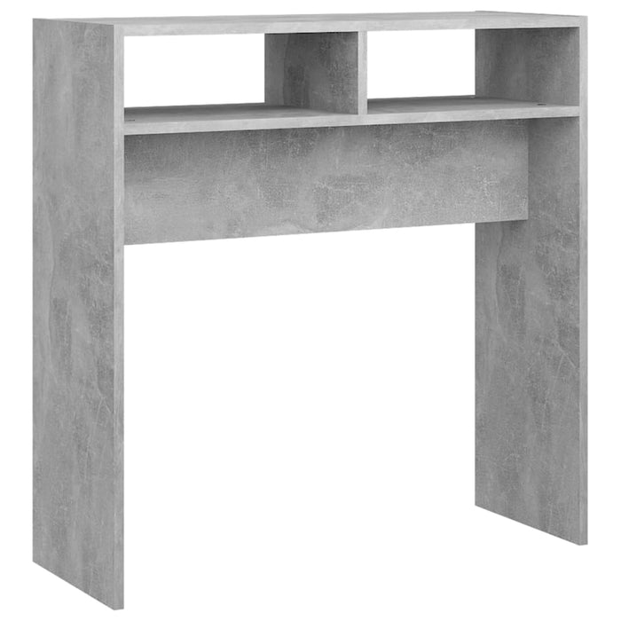 Masă consolă, gri beton, 78x30x80 cm, PAL - WALTI WALTI