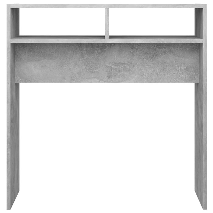 Masă consolă, gri beton, 78x30x80 cm, PAL - WALTI WALTI