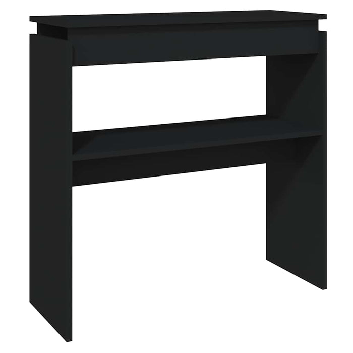 Masă consolă, negru, 80x30x80 cm, lemn prelucrat - WALTI WALTI