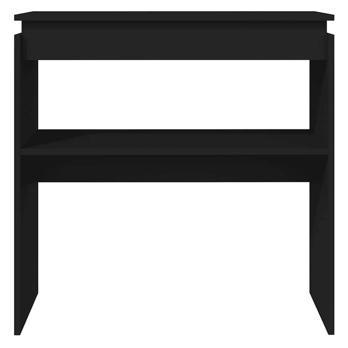 Masă consolă, negru, 80x30x80 cm, lemn prelucrat - WALTI WALTI