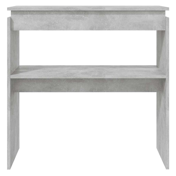 Masă consolă, gri beton, 80x30x80 cm, lemn prelucrat - WALTI WALTI