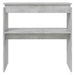 Masă consolă, gri beton, 80x30x80 cm, lemn prelucrat - WALTI WALTI