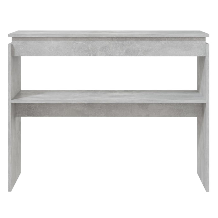 Masă consolă, gri beton, 102x30x80 cm, PAL - WALTI WALTI