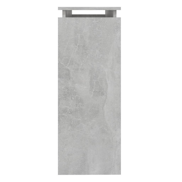 Masă consolă, gri beton, 102x30x80 cm, PAL - WALTI WALTI