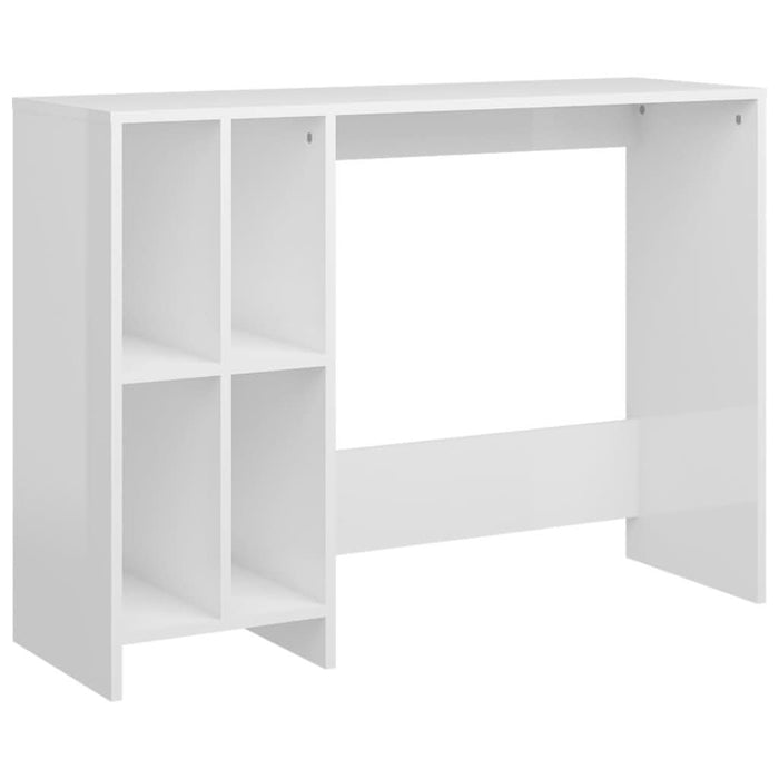 Birou Notebook, alb extralucios, 102,5x35x75 cm, PAL - WALTI WALTI
