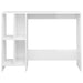 Birou Notebook, alb extralucios, 102,5x35x75 cm, PAL - WALTI WALTI